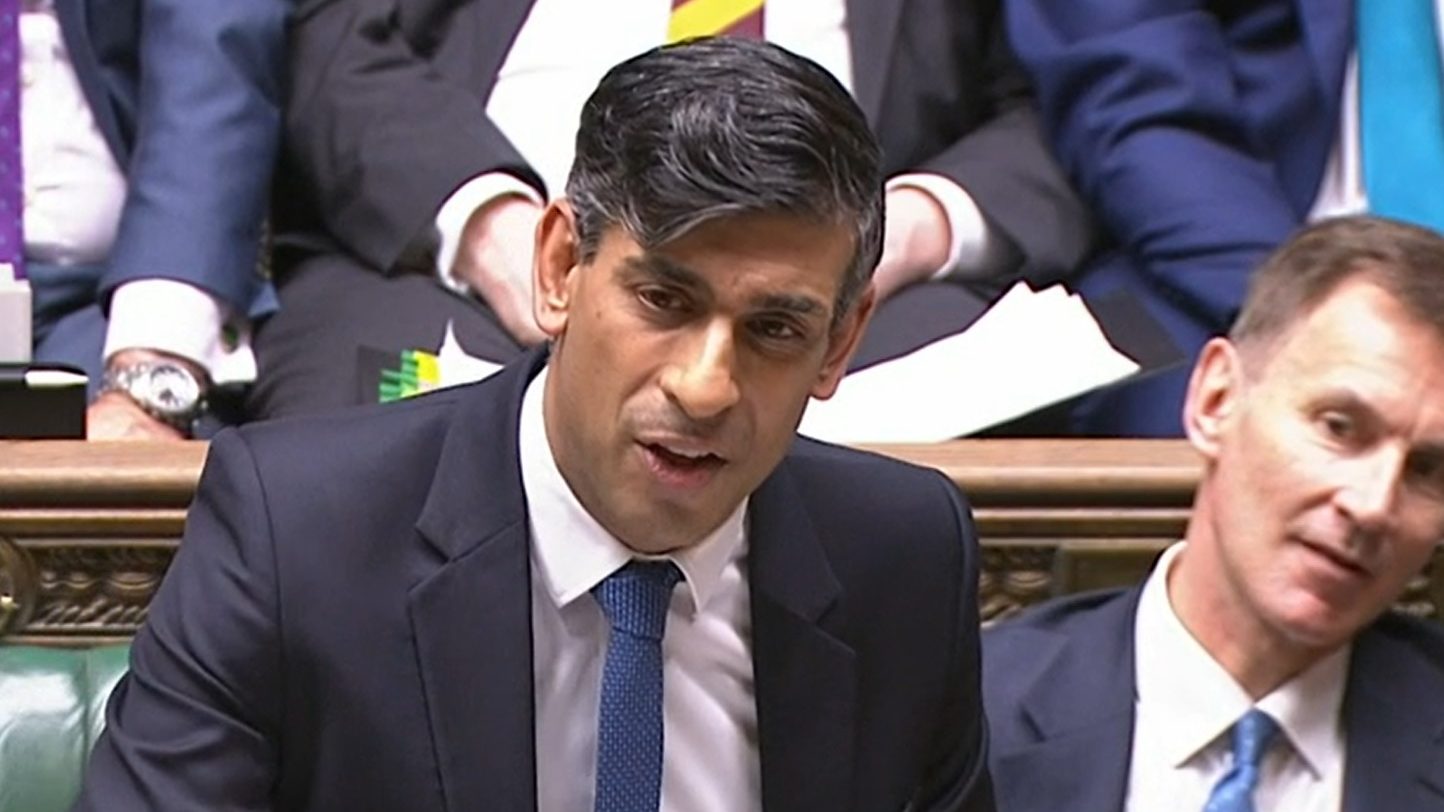 Rishi Sunak at prime minister's questions