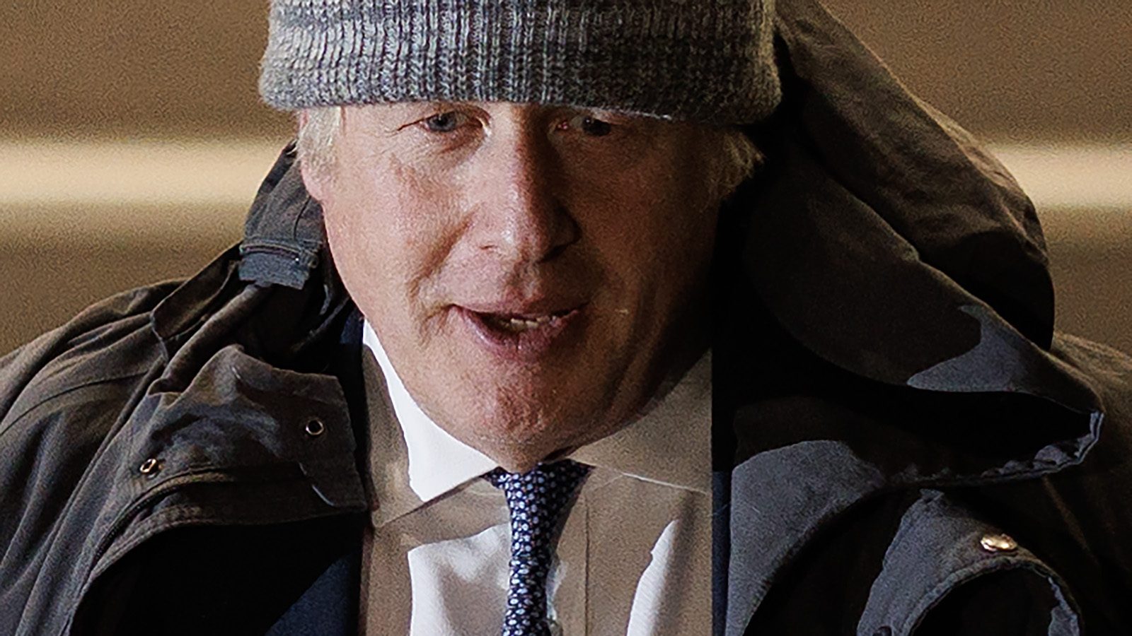 Boris Johnson leaves after testifying at the Covid Inquiry (Photo by Dan Kitwood/Getty Images)