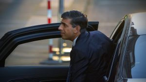 Rishi Sunak, arrives at the Covid Inquiry. Photo: Carl Court/Getty Images 