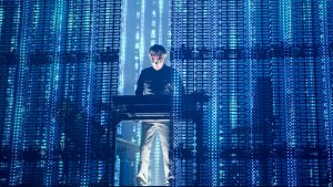 French music pioneer 
Jean-Michel Jarre 
performs at the 2016 
Sonar Festival in 
Barcelona. Photo: Xavi Torrent/
Redferns/Getty