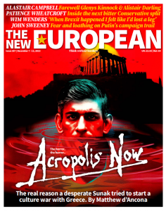 The New European cover, December 7-13, 2023