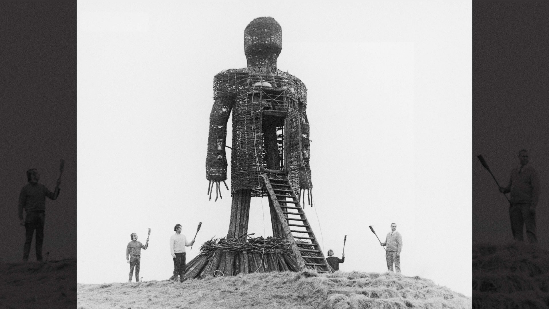 A chilling scene from the horror classic 'The Wicker Man', filmed on location in Scotland, 1973. Photo: Archive Photos/Getty Images