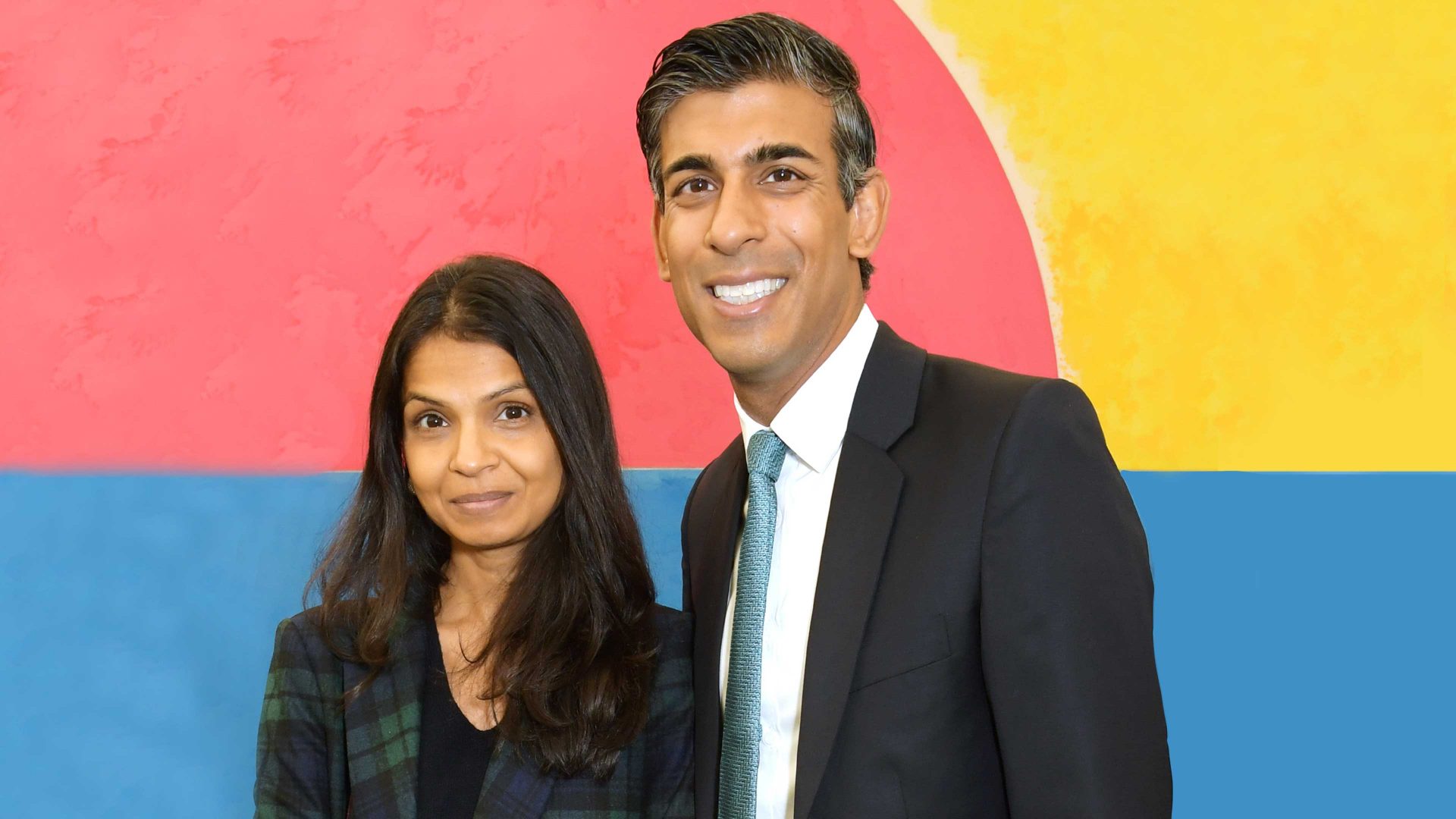 Rishi Sunak’s wife, Akshata Murty, received nearly £6.7m in dividends from shares in her father’s company last year. Photo: David M Benett/Getty