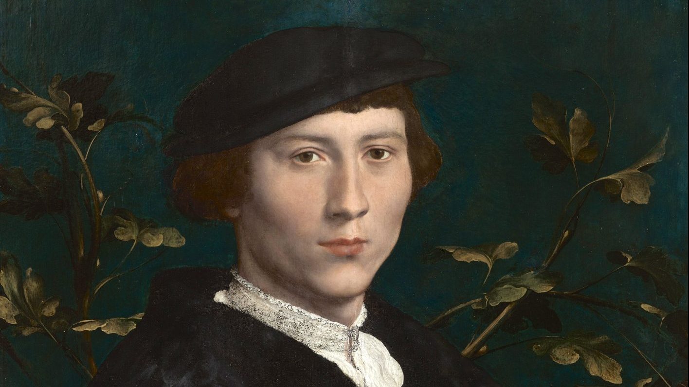 Hans Holbein’s 
Derich Born, 1533. Photo: Royal Collection Trust/© King Charles III 2023