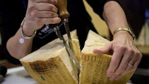 Controversial cheese: Parmigiano Reggiano. Photo: Marco Bertorello/AFP/Getty
