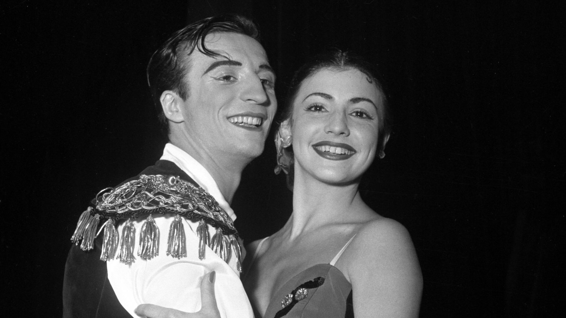 Hungarian ballet dancers Nora Kovach and Istvan Rabovsky in Paris, October 1953, five months after the couple defected to the west from the Soviet bloc. Photo: Keystone-France/Gamma-Rapho/Getty