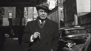 Romanian-born American actor Edward G Robinson in New York, c1950. Photo: Mario De Biasi/Mondadori/Getty