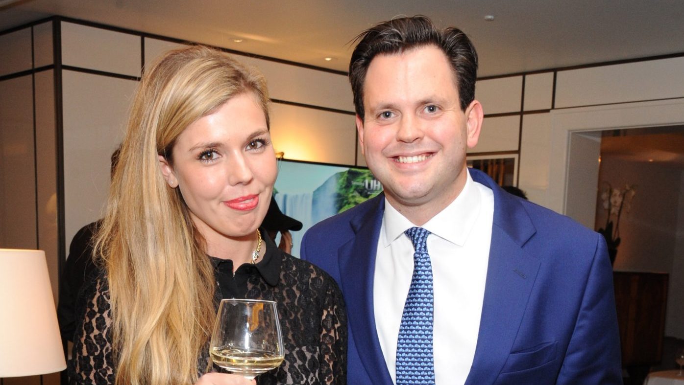 Sun political editor Harry Cole with Carrie Johnson, his former girlfriend (Photo by David M. Benett/Getty Images)