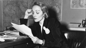 Actress Marlene Dietrich (pictured c1942) was a committed annotator in her later years, particularly in biographies of herself. Photo: Corbis/Getty