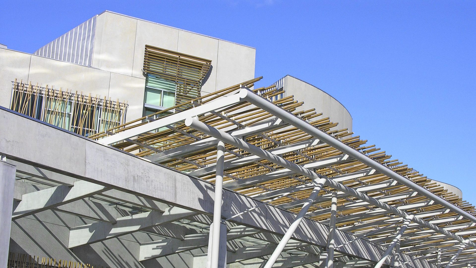 For many a bastion of hope and freedom: the Scottish parliament building in Edinburgh. Photo: Michael Wolchover/Construction Photography/Getty