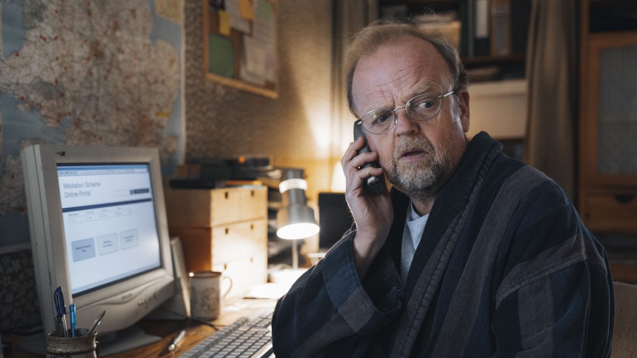 Toby Jones as Alan Bates in ITV’s drama Mr Bates v the Post Office. Photo: ITV