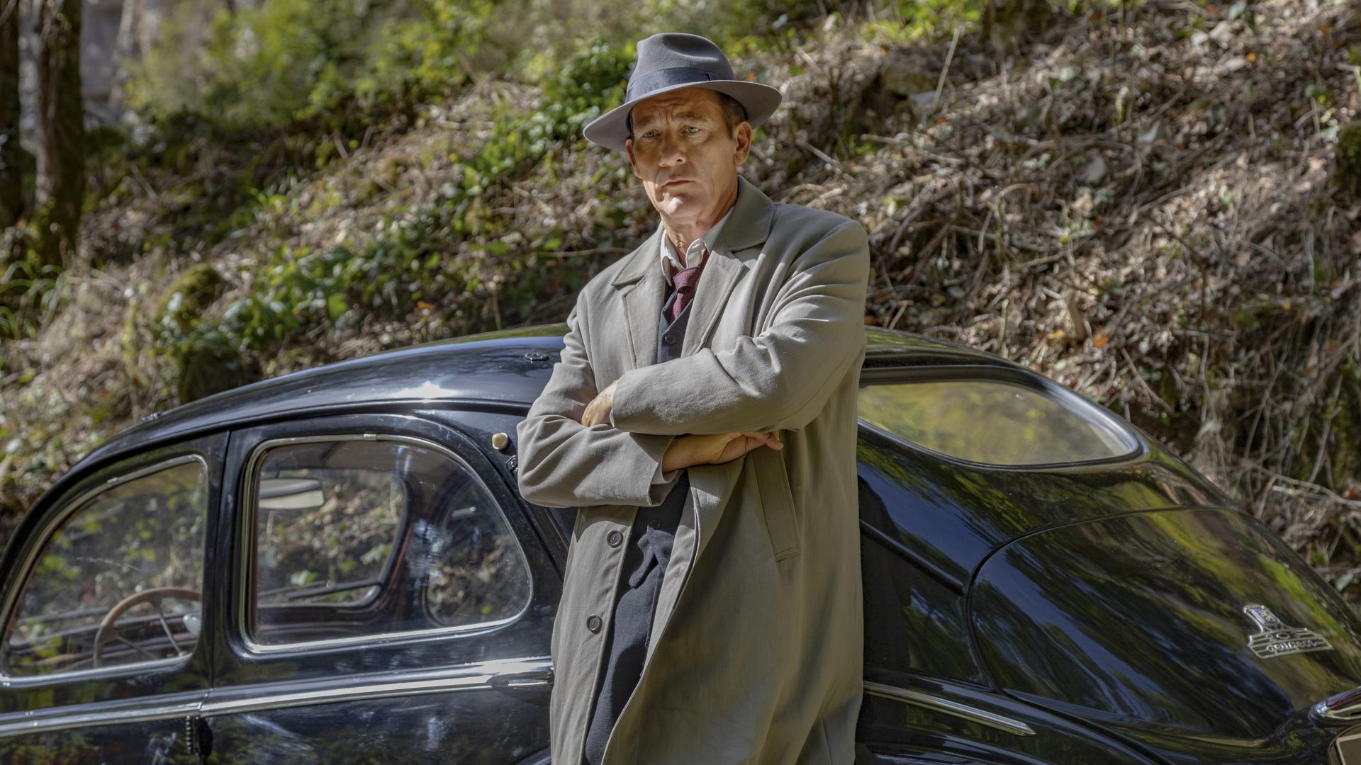 Clive Owen as the titular character in neo-noir drama series Monsieur Spade, created by Scott Frank and Tom Fontana. Photo: Jean-Claude Lother/AMC