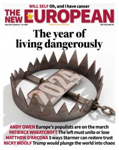 The New European cover, January 4 - 10, 2024