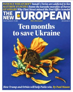 The New European cover, January 11 - 17, 2024