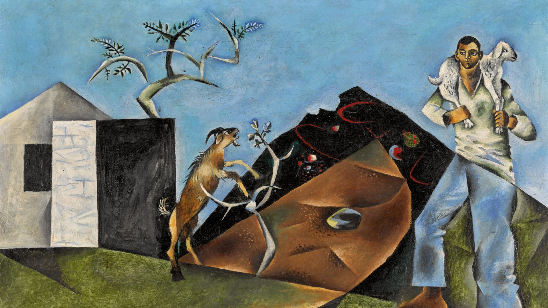 John Craxton’s Greek Farm (1946). Photo: Pallant House Gallery, Chichester