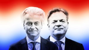 PVV leader Geert Wilders & Pieter Omtzigt of CDA. Photo@ TNE/Getty