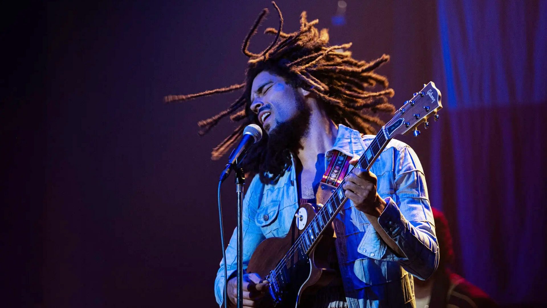 Kingsley Ben-Adir as Bob Marley in One Love. Photo: Chiabella James/Paramount Pictures