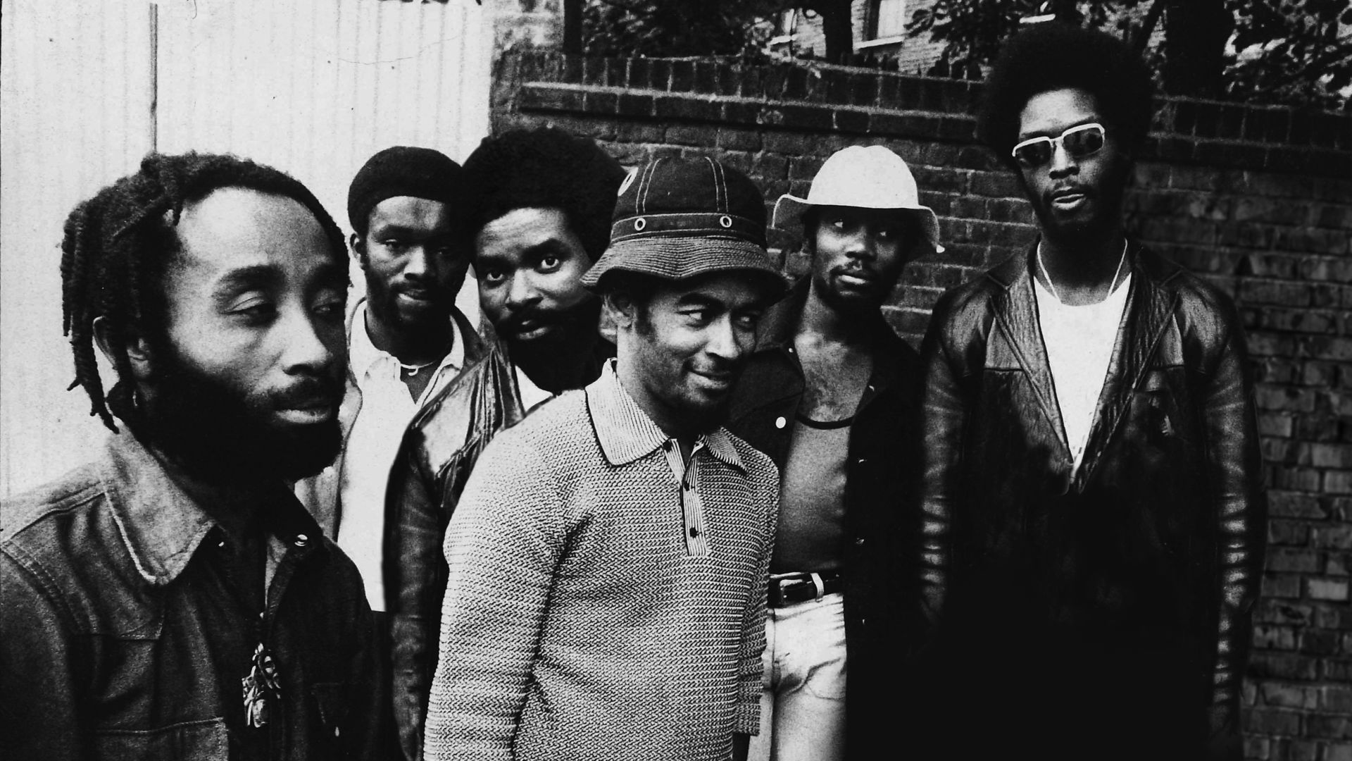 Cymande in the early 1970s, left to right, Pablo Gonsales, Patrick Patterson, Derrick Gibbs, Mike ‘Bami’ Rose, Steve Scipio and Sam Kelly. Photo: Partisan Records