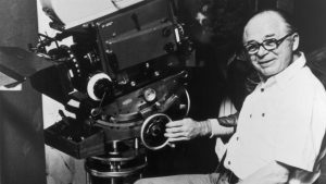 Director Billy Wilder behind the camera 
on the set of one of his films. Photo: Getty