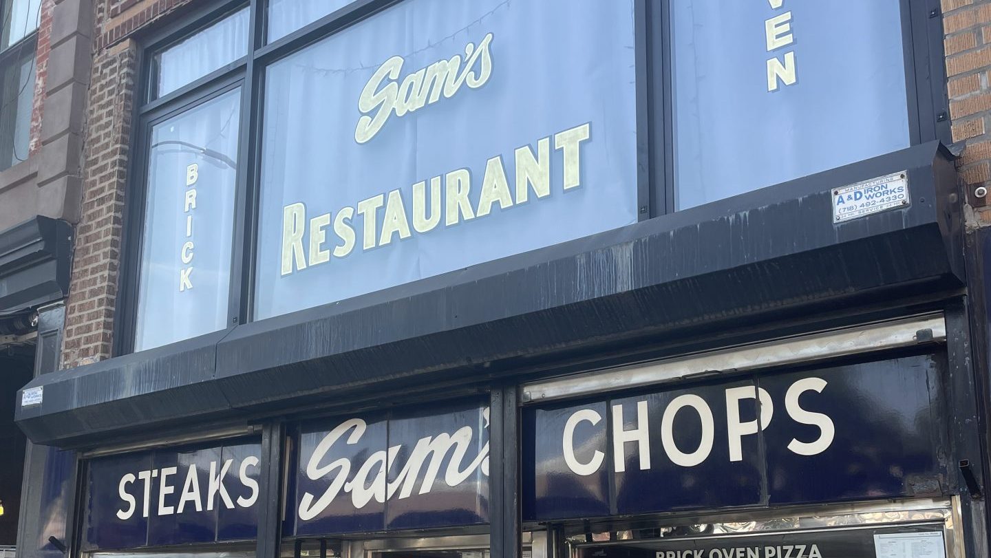 Sam’s in Brooklyn, New York, once used as a filming location for The Sopranos