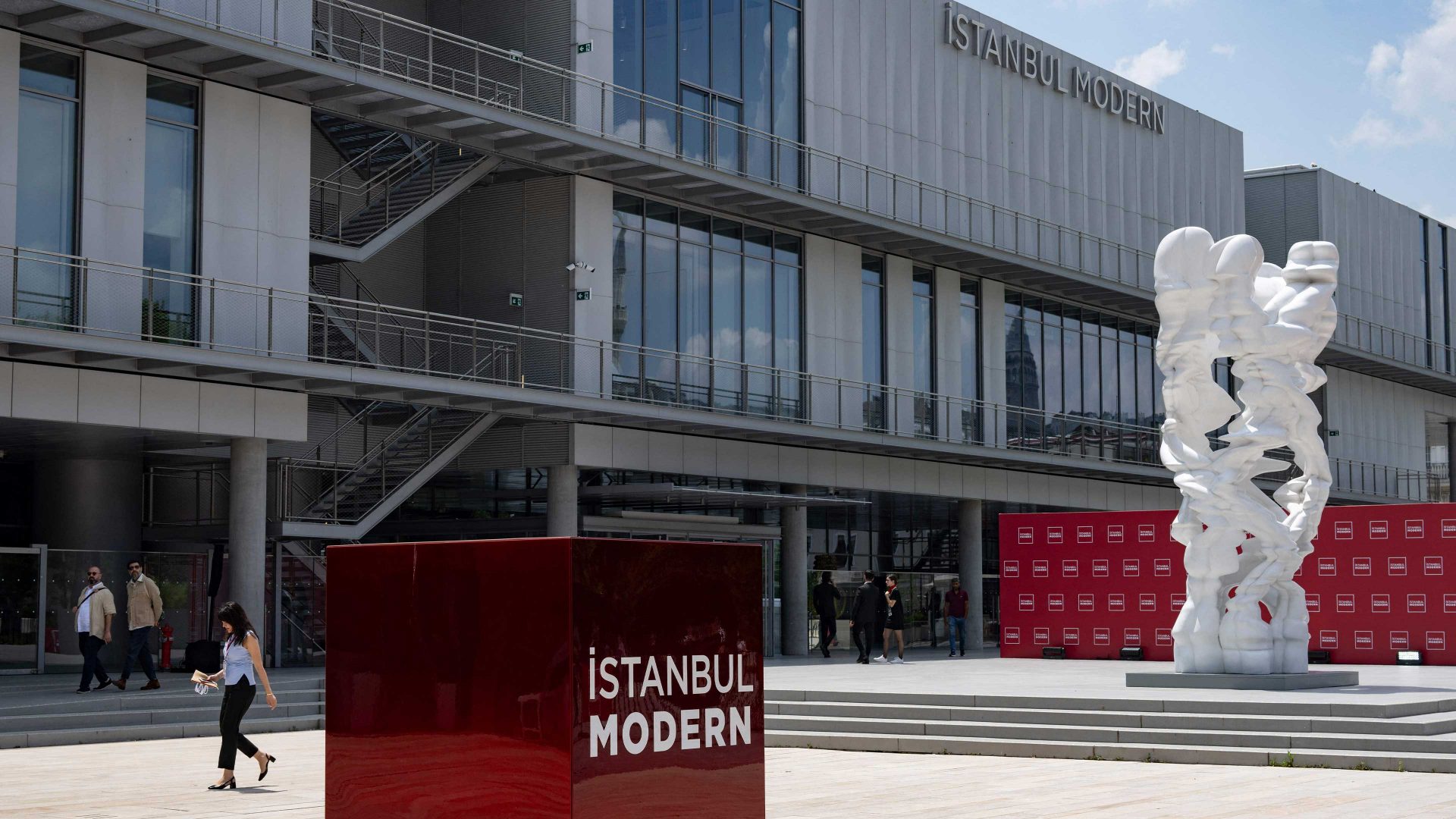 The new building of the Istanbul Modern Art Museum near the Bosphorus shoreline. Photo: Yasin AKGUL / AFP