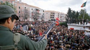The carnations in season lent their name to Portugal’s largely bloodless revolution on April 25, 1974. Photo: Jean-Claude Francolon/Gamma-Rapho/Getty