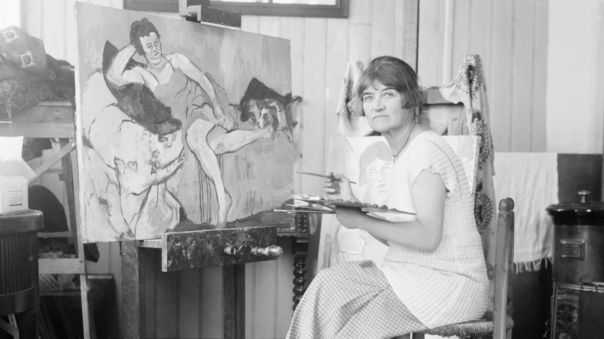 Suzanne Valadon’s paintings often subverted the traditional reclining nude. Photo: Bettmann/Getty