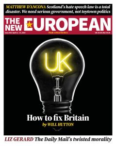 The New European cover, April 11-17, 2024