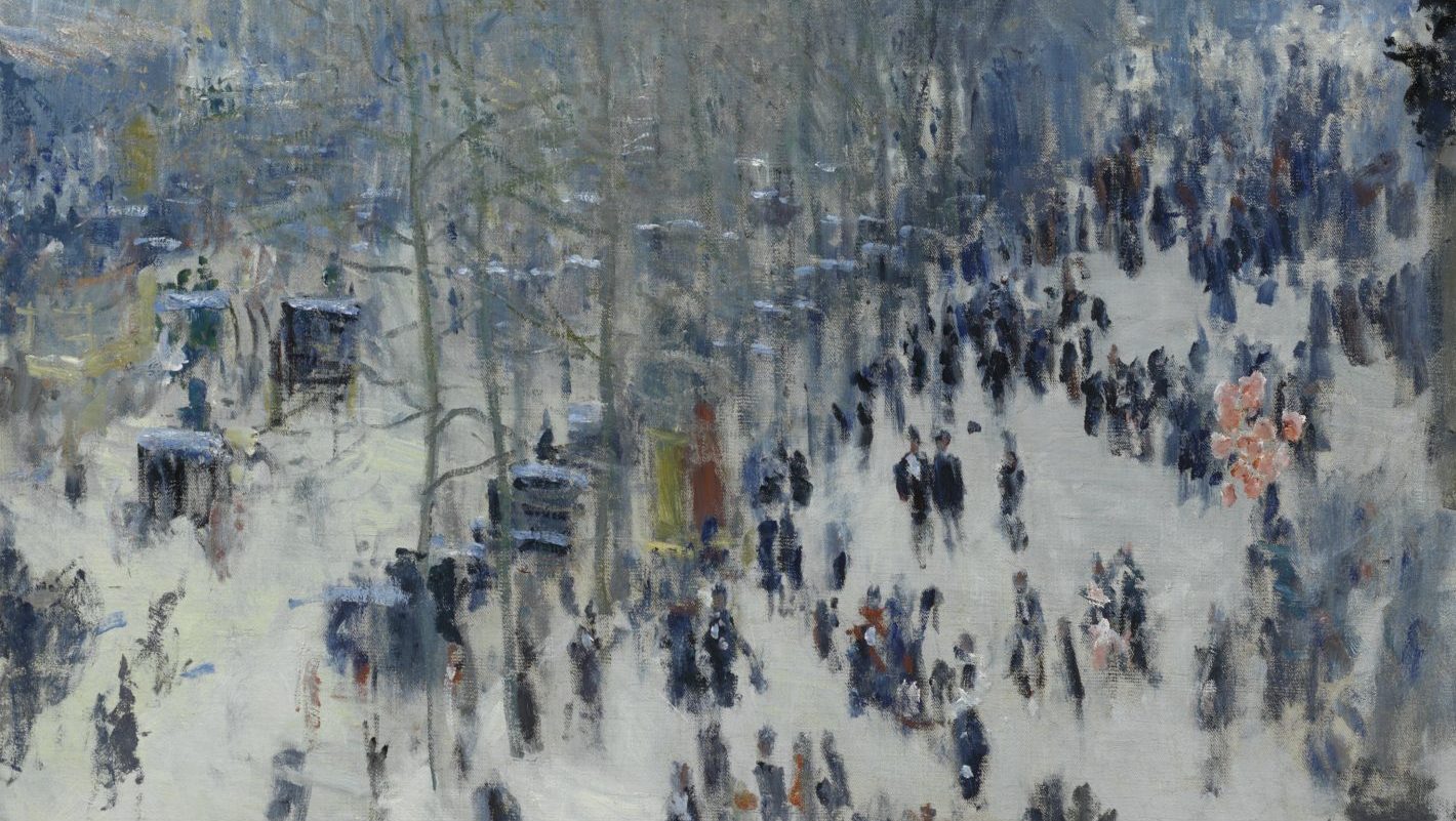 Monet’s Boulevard des Capucines. Images: Musée d’Orsay RMN-Grand Palais