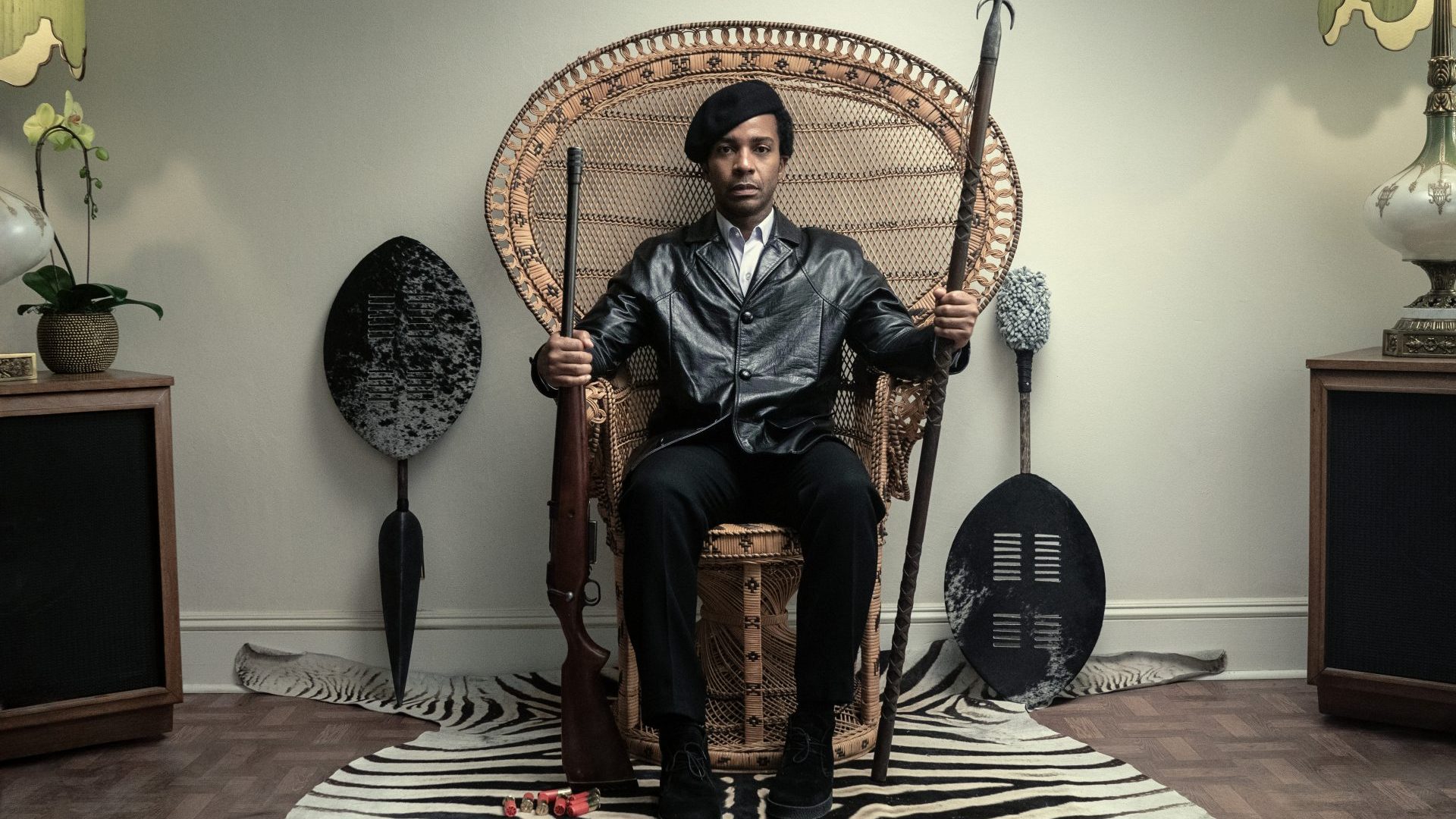 André Holland as Huey P Newton in The Big Cigar. Photo: Apple TV+