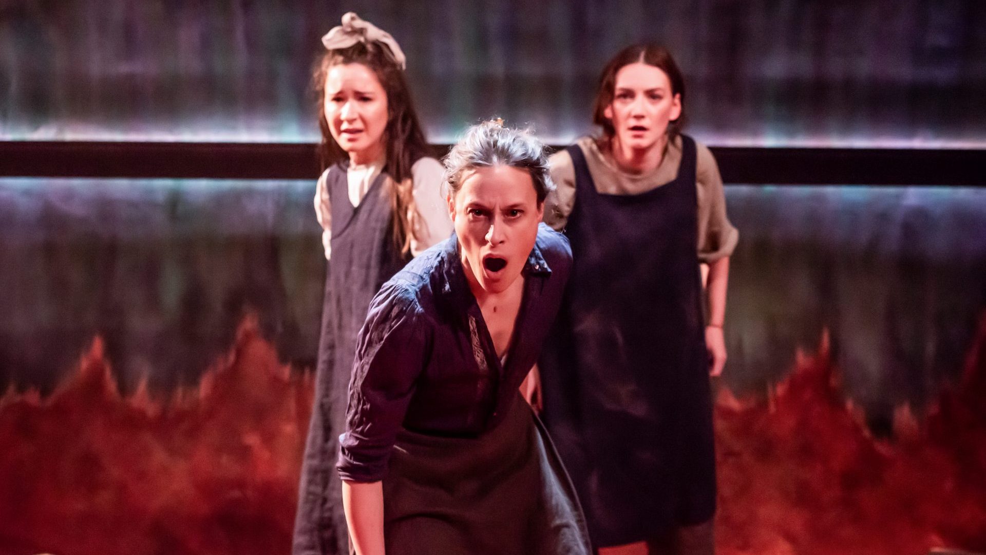 Elizabeth Dulau, Mariah Gale and Alexandra Jensen in The Bleeding Tree. Image by Lidia Crisafulli