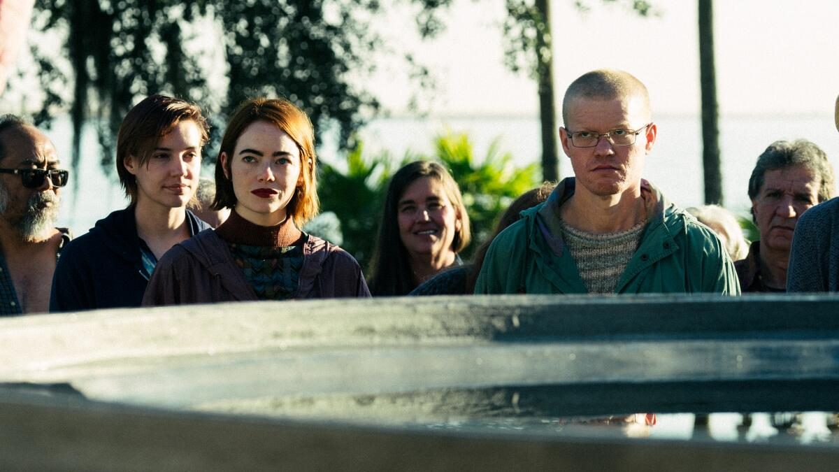 Emma Stone and Jesse Plemons in Kinds of Kindness. Photo: Searchlight Pictures