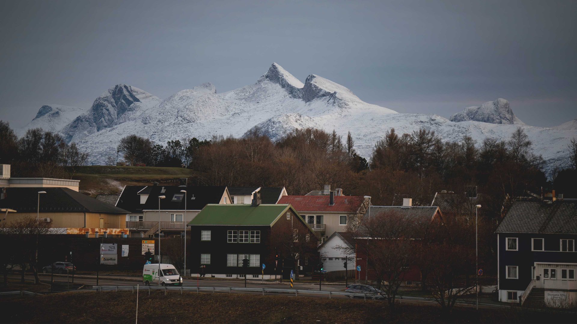 A panoramic view of the town of Bodø in the Nordland region of Norway. Photo: Jorge Mantilla/NurPhoto via Getty Images