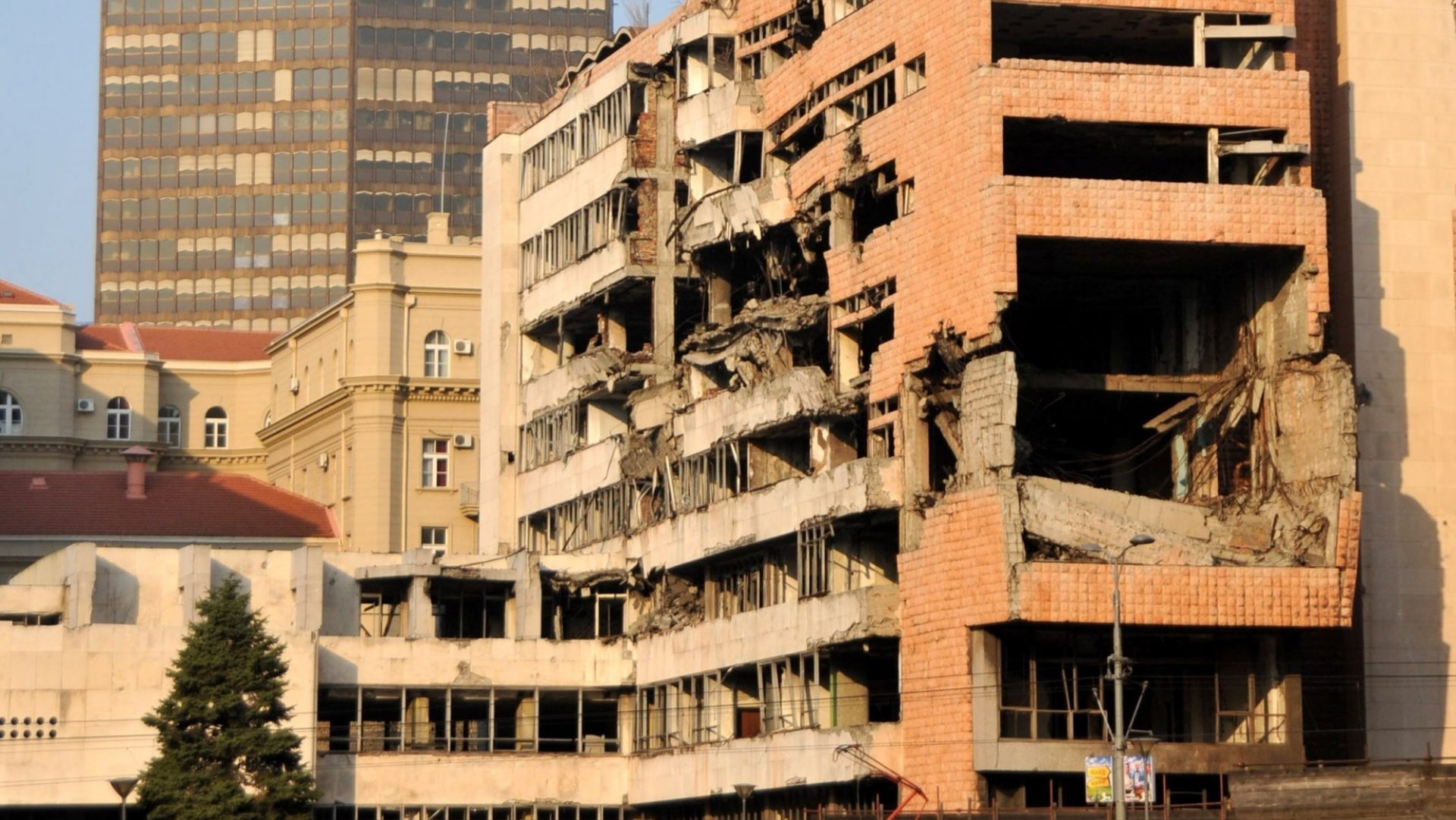 The Yugoslav Ministry of Defence in Belgrade, Serbia, may be redeveloped by Donald Trump’s son-in-law. Photo: Medin Halilovic/Anadolu Agency/Getty