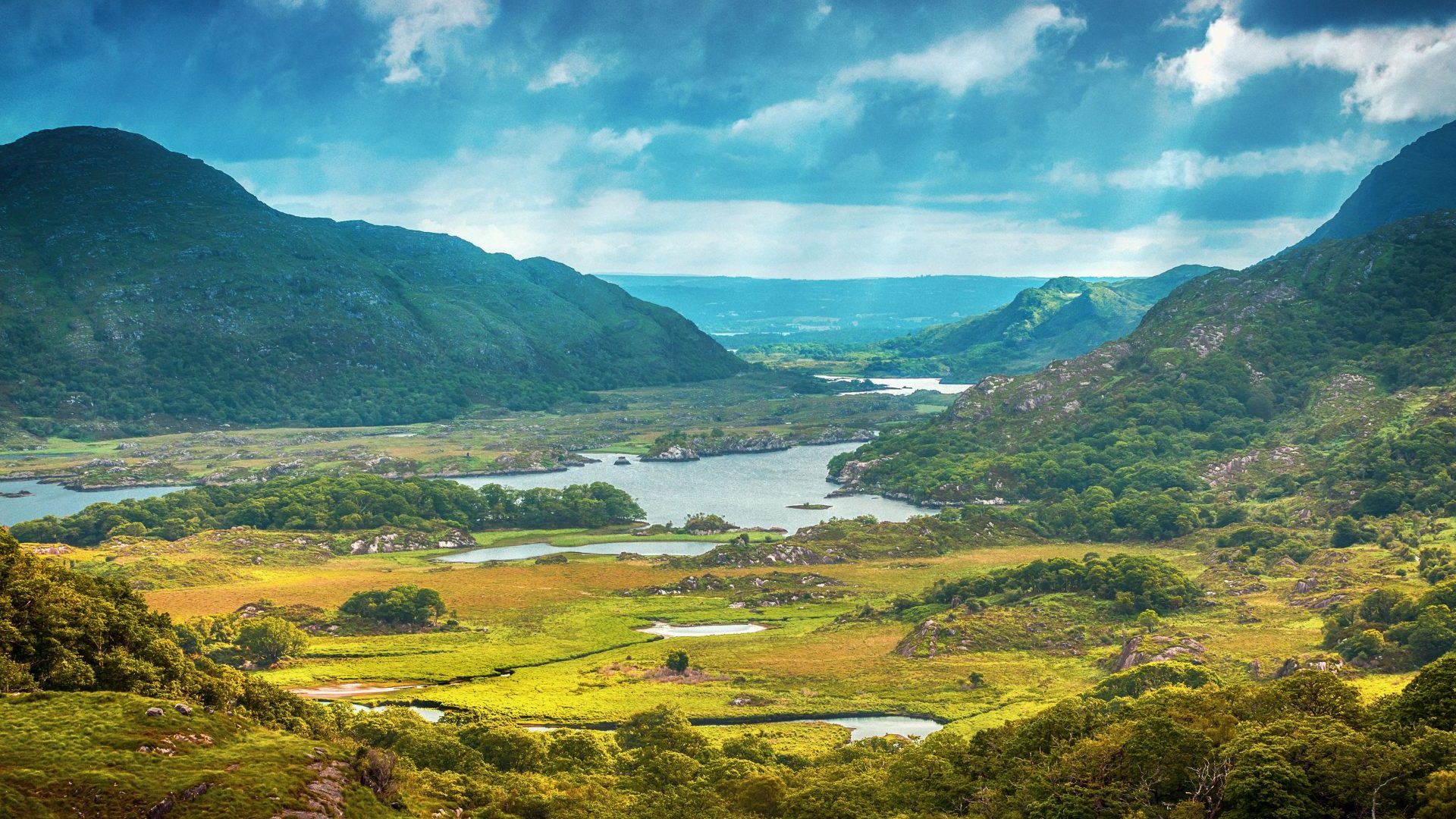 The lakes of Killarney in County Kerry seen from Ladies View. Photo: Mammuth/Getty