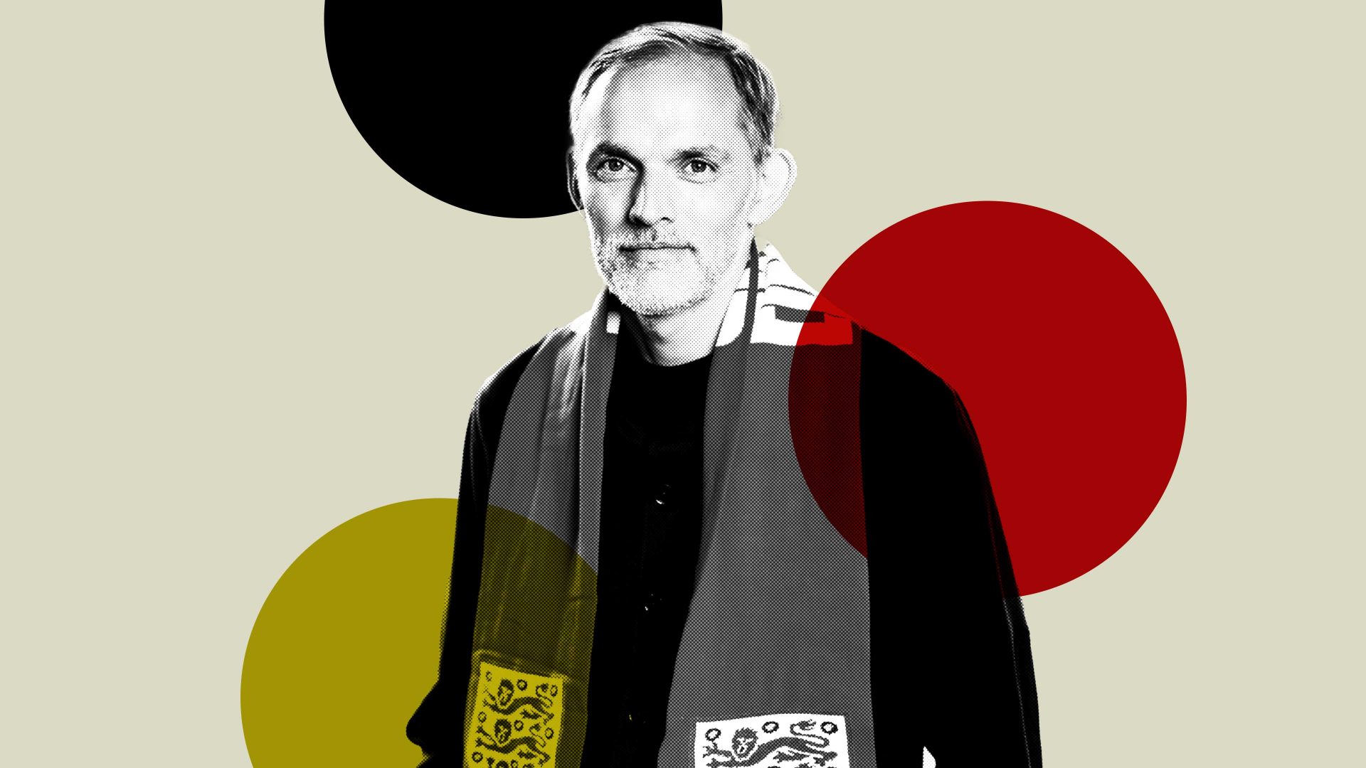 Tuchel has the tough task of managing England under German Scrutiny. Image: TNE/Getty