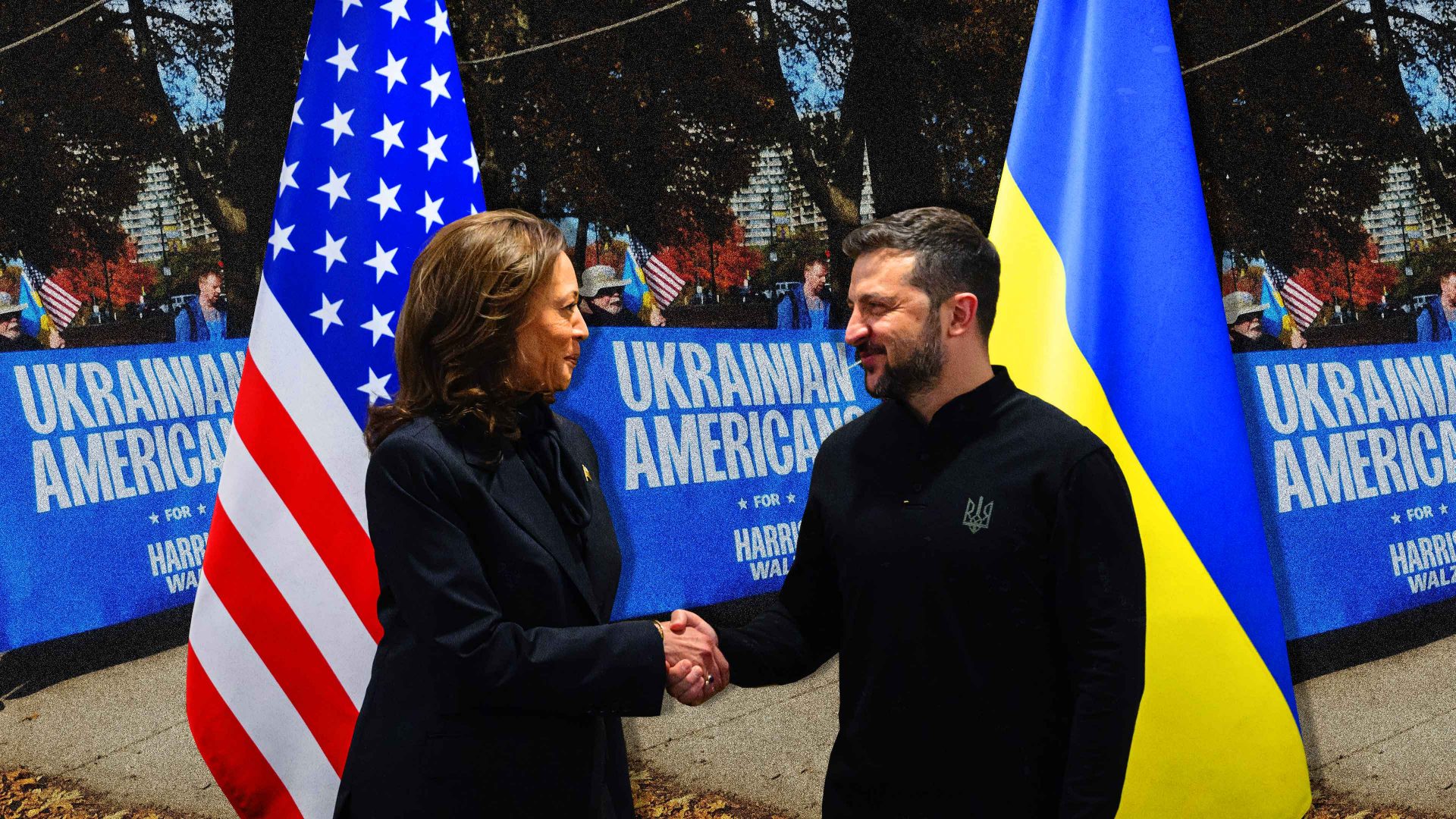 There are 120,000 Ukrainians in Pennsylvania - could they win the election for Kamala Harris? Photo: TNE/Getty
