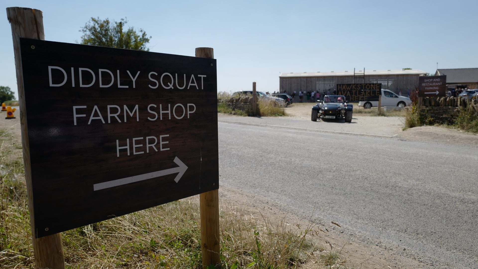 The Diddly Squat Farm Shop belonging to TV star Jeremy Clarkson in Chipping Norton, Oxford (Photo: James D. Morgan/Getty)