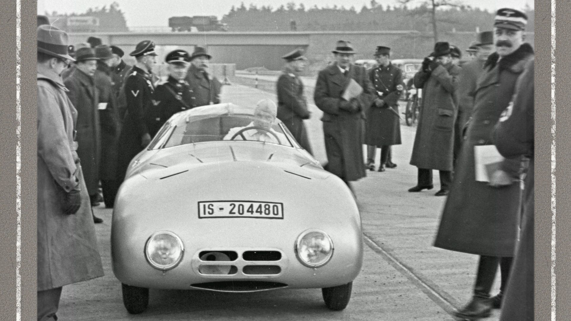 German race driver Bernd Rosemeyer in his Hanomag Diesel car at the world record trial site, Germany 1930s. Photo: United Archives/Pincornelly/Universal Images Group