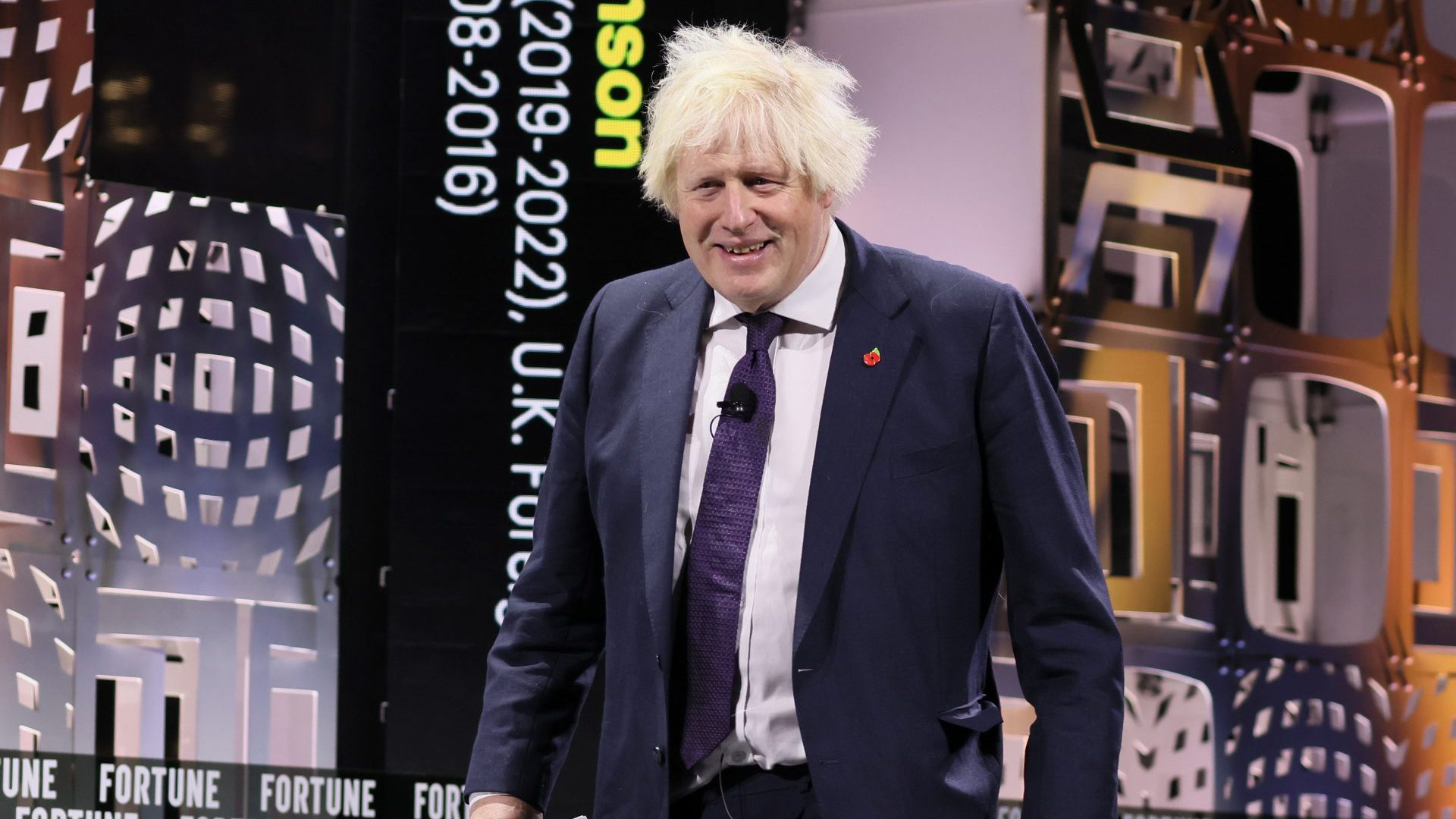 Boris Johnson at Fortune’s Global Forum in New York City in November (Photo by Jemal Countess/Getty Images for Fortune Media)