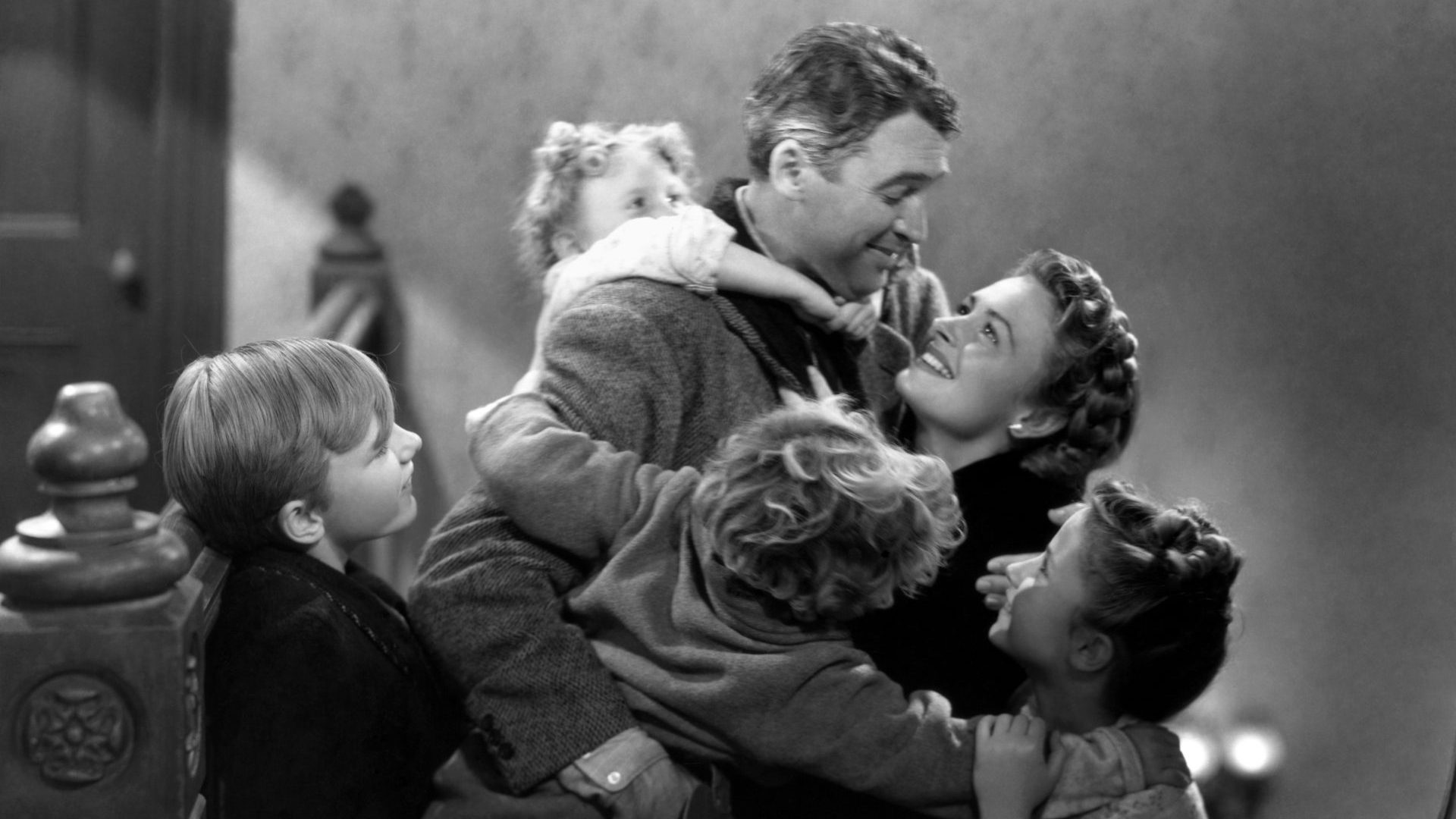 One of the Final Scenes from Frank Capra's It's a Wonderful Life. Photo: Herbert Dorfman/Corbis via Getty Images 