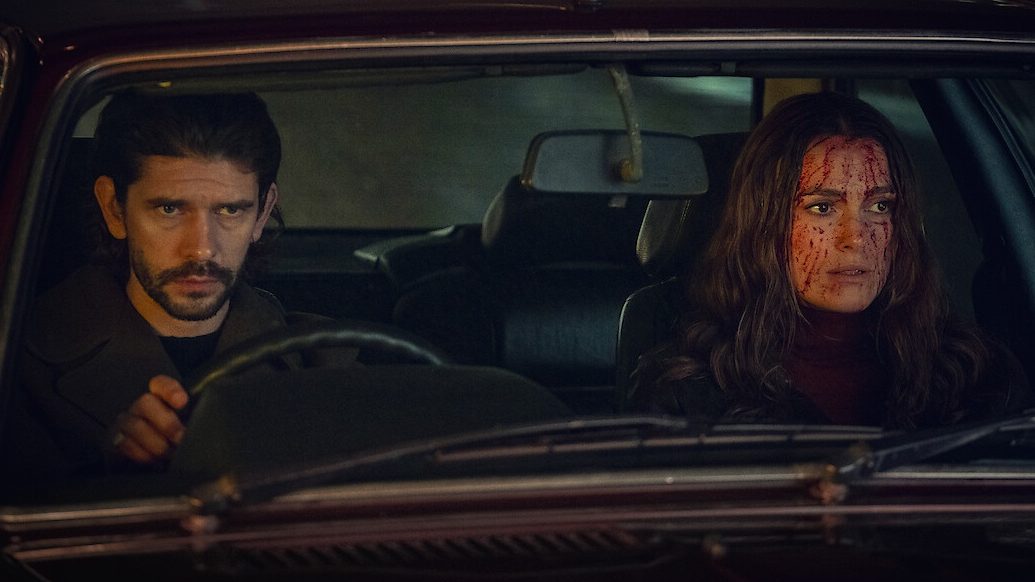 Ben Whishaw and Keira Knightley in Black Doves (Image: Netflix)