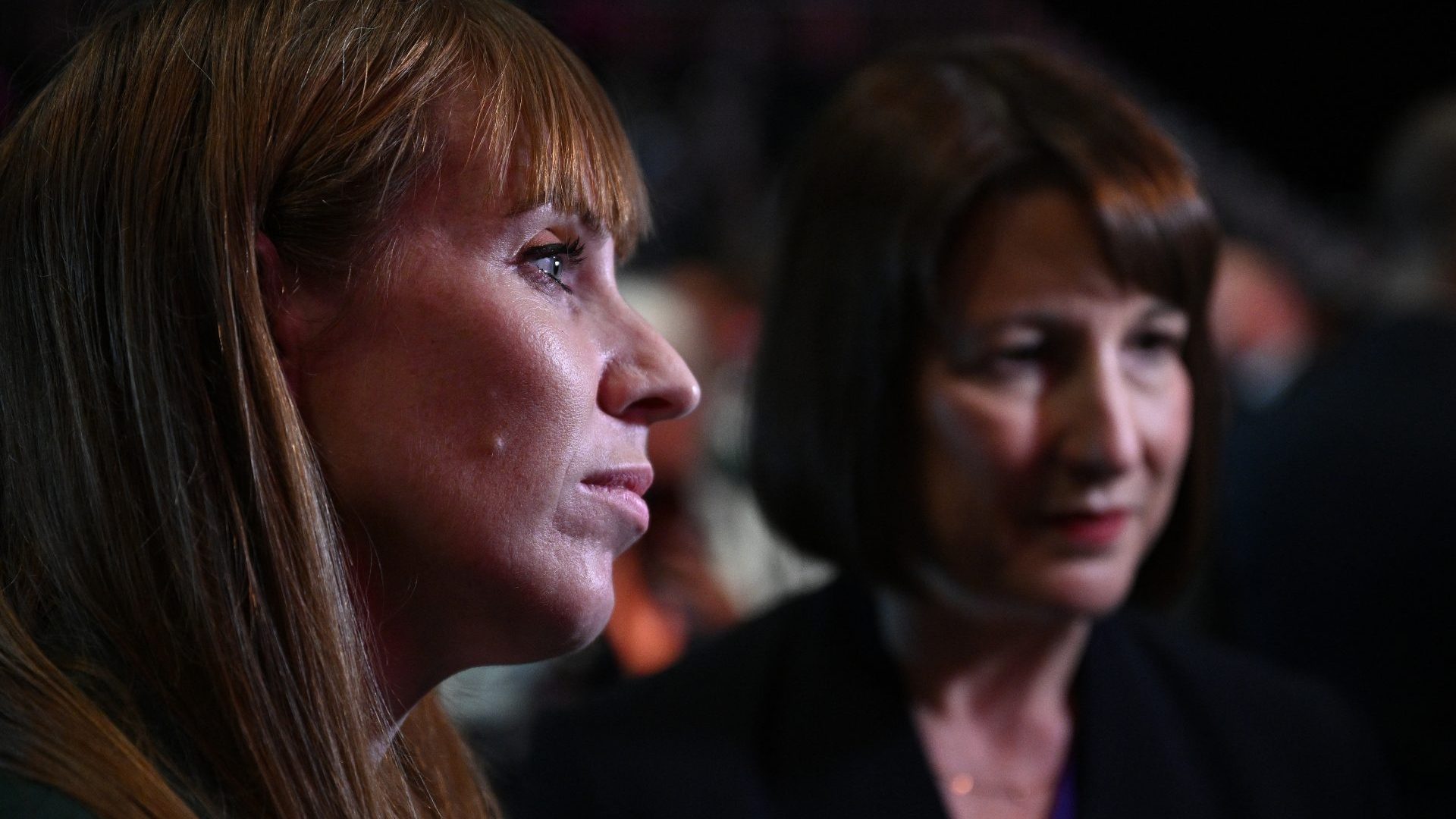 Angela Rayner and Rachel Reeves at last year's Labour conference. Photo: OLI SCARFF/AFP via Getty Images