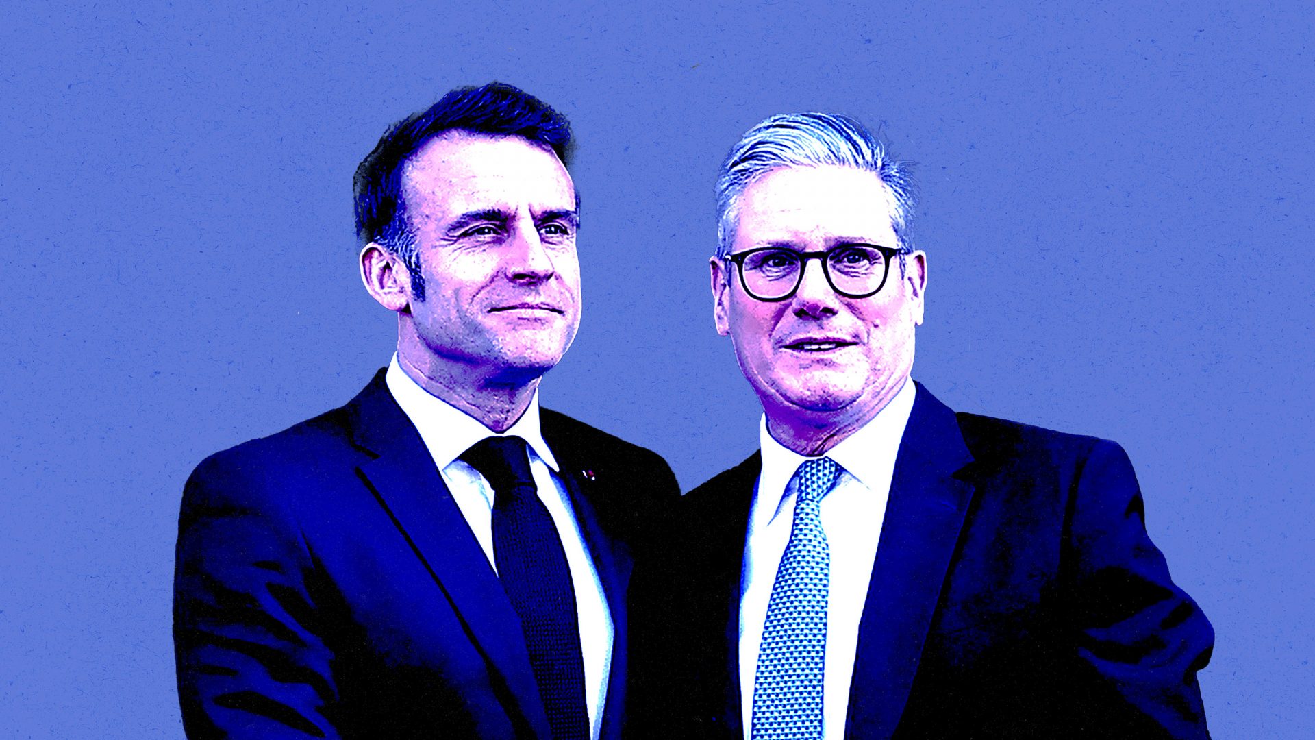 "I have no great love for Keir Starmer, and I just about tolerate Emmanuel Macron at the best of times, but there was something about seeing the two of them together, presenting a united front." Image: TNE