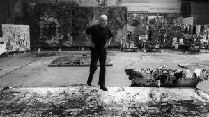 The artist at work in his studio. Photo: Barbara Klemm