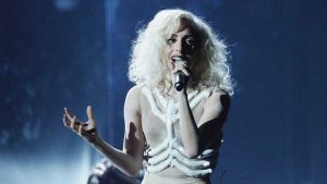 Lady GaGa performs onstage at the 2009 American Music Awards. Photo: Michael Tran/FilmMagic