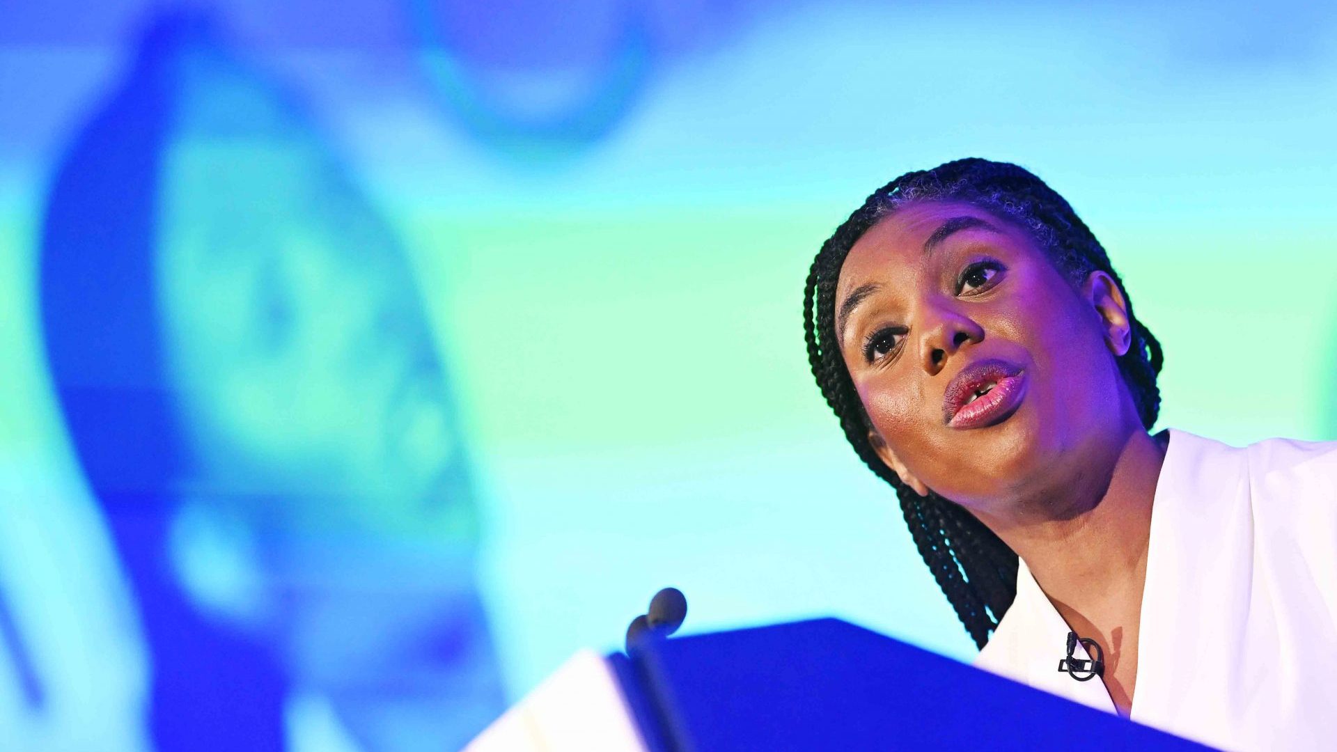Kemi Badenoch: no sense of direction. Photo: Leon Neal/Getty