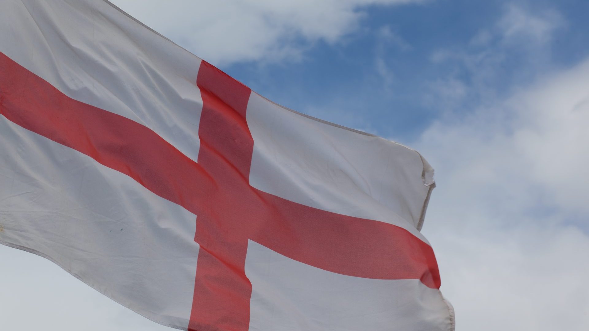 The English flag in Neston, England. Photo: Getty