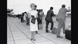 American actress Jean Seberg at Orly Airport in Paris during the filming of the movie Breathless. Photo: Keystone-France/Gamma-Rapho/Getty