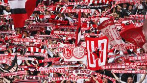 Now into its second season, Fortuna Düsseldorf's "Fortuna für alle" initiative sees the club voluntarily foregoing ticketing revenue. Image: TNE
